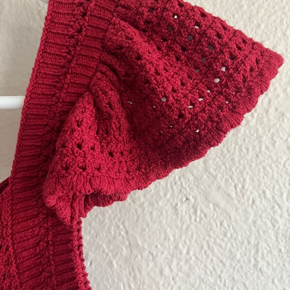 Universal Thread Red Knit Top - Picture 6 of 8